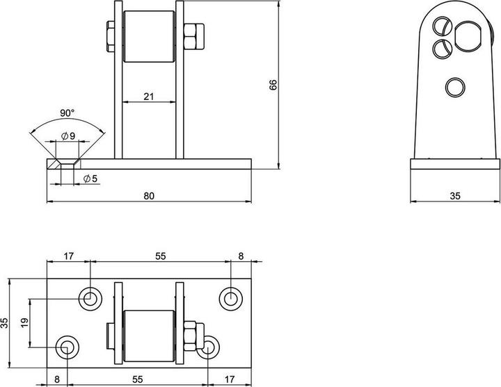 Actual product image Webi Rolling block 2410/16 (Blocks, 1 pcs.)