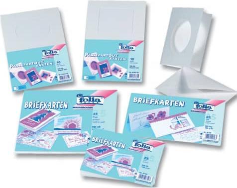 Image du produit Folia Carte-lettre A6 100pcs blanc (1 pcs)