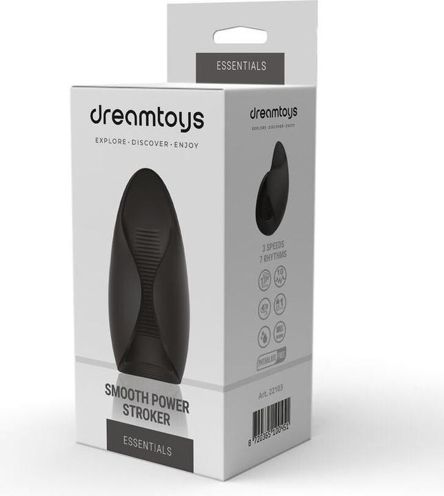 Actual product image Dreamtoys Dream Toys Essentials Masturbator Black 13 cm