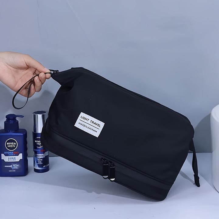Actual product image Only-Bags.Store Large capacity travel toiletry bag with multiple compartments, for business trips and gifts