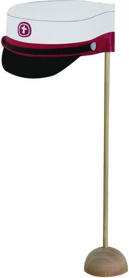 Actual product image Scanseason Beanie on wooden stick, 6 pcs. red