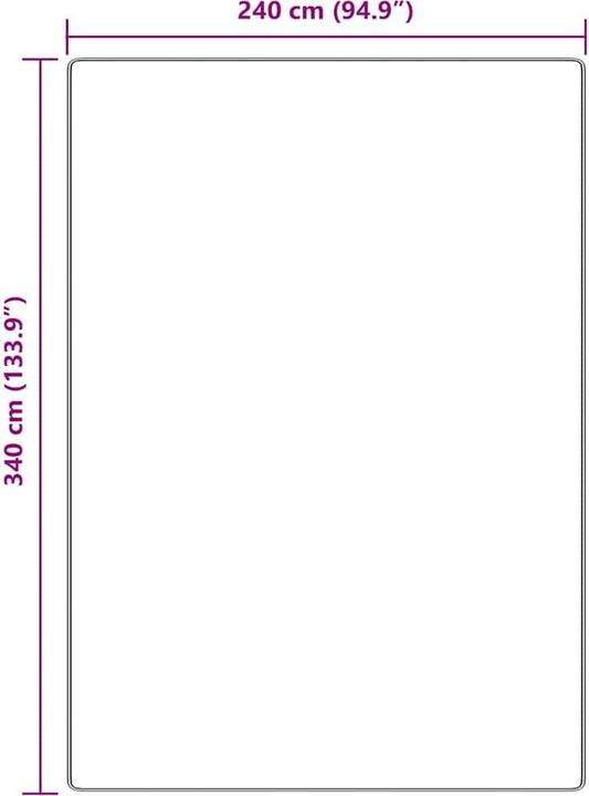 Produktbild vidaXL Teppich (240 x 340 cm)