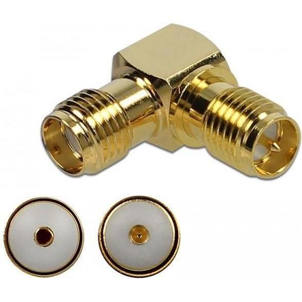 Thumbnail - Delock Antennenadapter, Elektronikkabel + Stecker, Gold