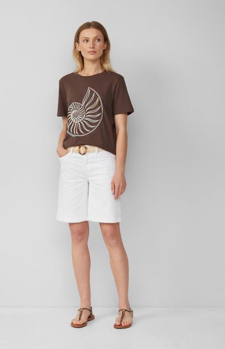 Actual product image S.Oliver T-Shirt Jersey-T-Shirt mit Frontprint und Schmuckperlen (36)