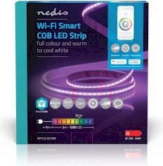Actual product image Nedis SmartLife LED Strip Wi-Fi, 2m - White (White, 200 cm, Indoor)