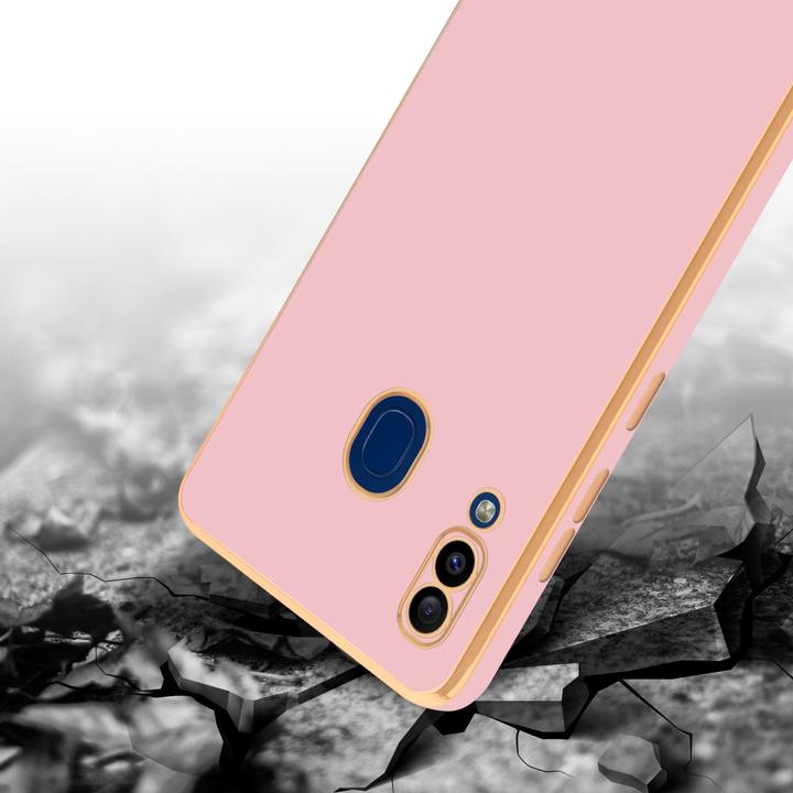 Actual product image Cadorabo Case for Samsung Galaxy A20 / A30 / M10s in TPU with camera protection LM130 Style (Samsung Galaxy A20, Samsung Galaxy M10s, TCL A30)