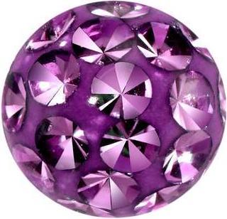Image du produit Bijouteria Embout de piercing (Cristallin, Acier inoxydable, Résine époxy)