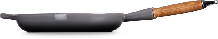 Image du produit Le Creuset Koekenpan Signature met Houten handvat 'Flint' Ã˜26cm (26 cm, Poêle à frire, Fonte)