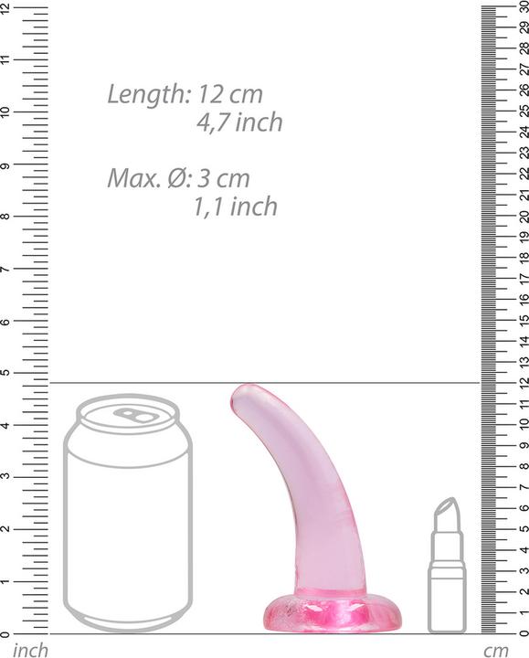 Image du produit RealRock 4,5" / 11,5cm Non Realistic Dildo Suction Cup