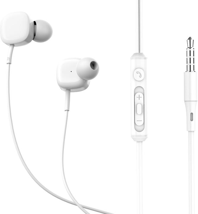 Produktbild Tellur Basic Sigma wired in-ear headphones white (Kabelgebunden)