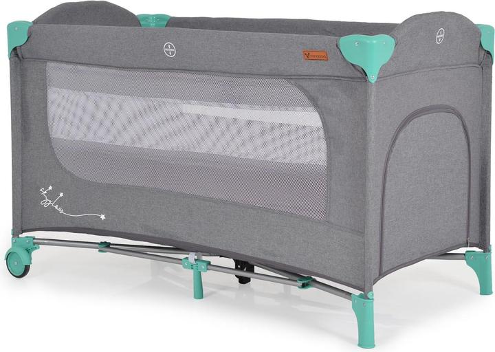Actual product image Cangaroo Travel cot Skyglow 2 levels