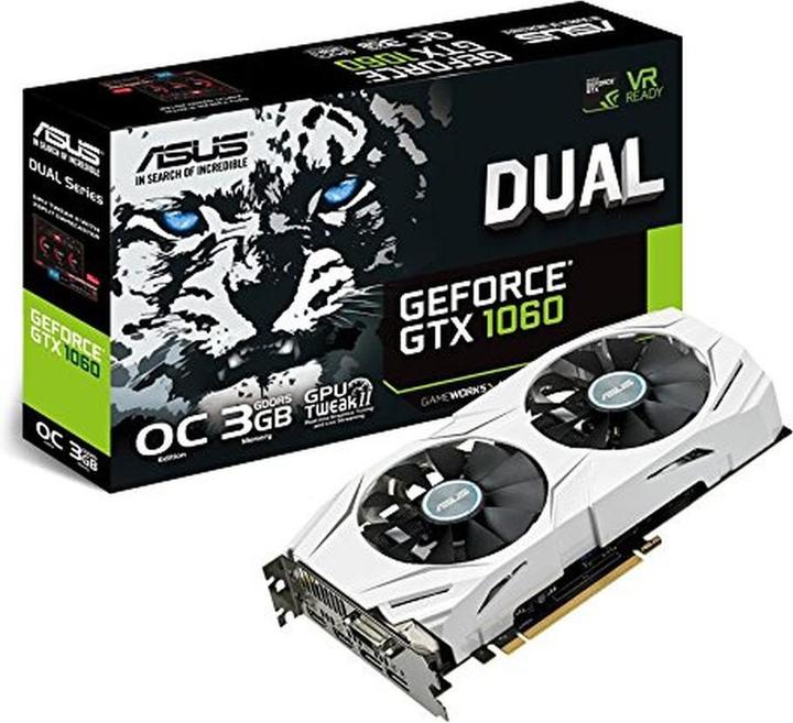 Immagine prodotto ASUS DUAL Ge Force GTX 1060 O3G (3 GB)