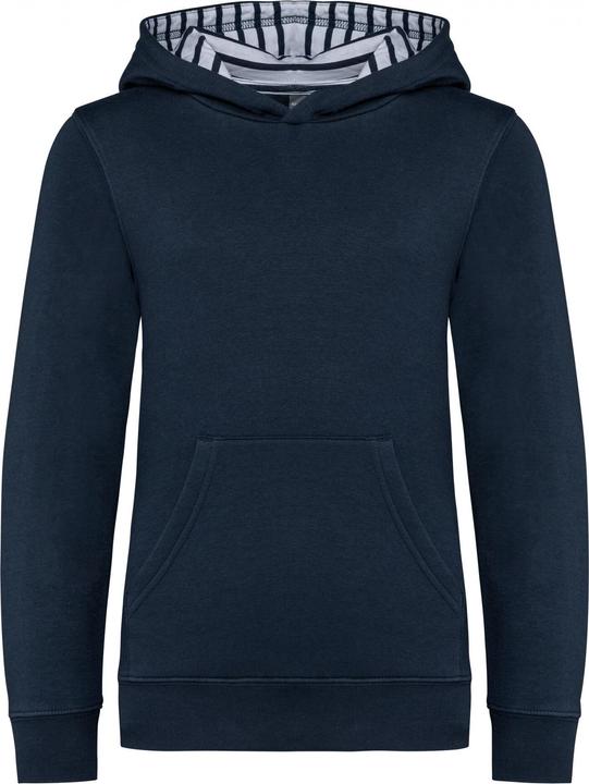 Actual product image Kariban Children'sren's Hoodie with contrasting pattern (10XL)