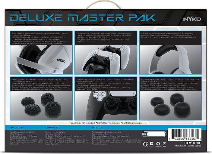 Actual product image Nyko Deluxe Master Pak for PlayStation 5 Gaming controller attachment (PS5)