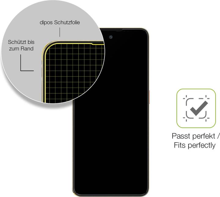 Actual product image Dipos Full Cover Screen Protector Matte (1 pcs., ZTE Nubia N3)