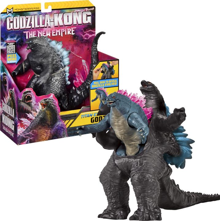 Actual product image Giochi Preziosi MonsterVerse Godzilla x Kong: The New Empire, 7-Inch Authentic Titan Evolution Godzilla Action