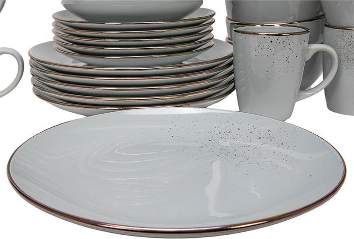 Immagine prodotto Tavola 30-teiliges Geschirr-Set Lucca grau (30 Pezzo/i)