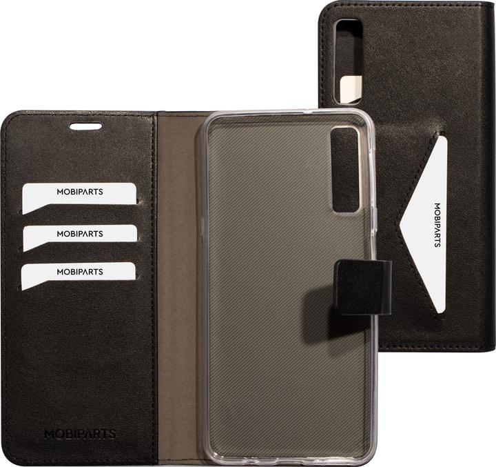 Productafbeelding Mobiparts Classic Wallet Case Samsung Galaxy A7 (2018) Black (Samsung Galaxy A7 (2018))