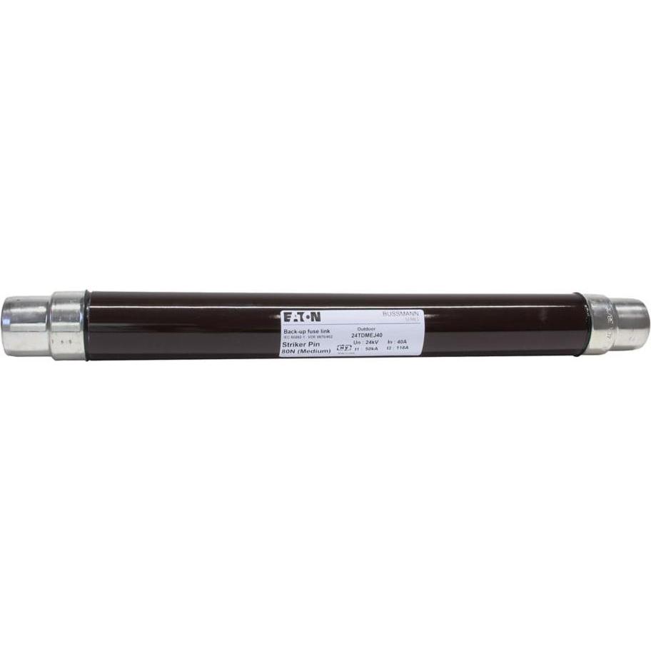 Eaton, Sicherung, Sicherungseinsatz, Mittelspannung, 40 A, AC 24 kV, 50 kA, 2z, 51 x 442 mm, Pufferung, DIN, Mit Schla (...