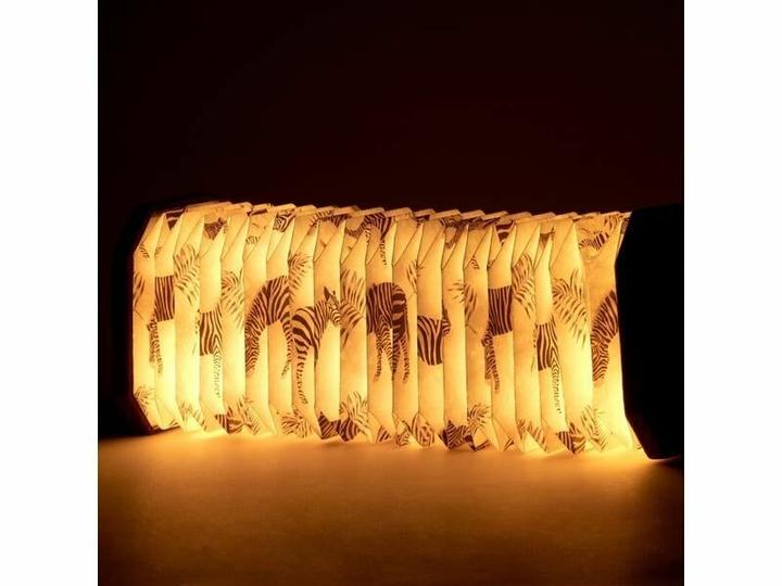 Actual product image Gingko Velvet Accordion Lamp (450 lm)
