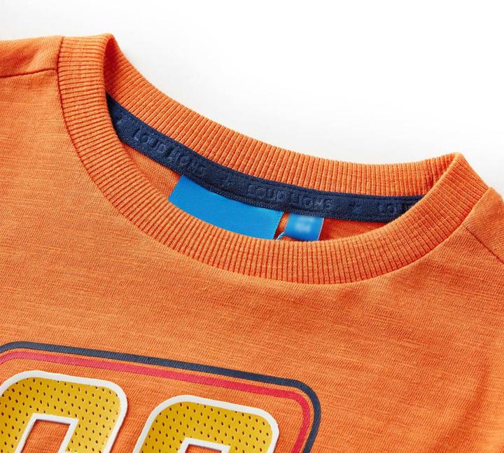 Produktbild VidaXL Kinder-Langarmshirt Dunkelorange 92,Material: 100 (92)