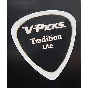 V-Picks V-Pick Tradition Lite Ghost Rim Pick (1.50 mm), Plektrum, Transparent