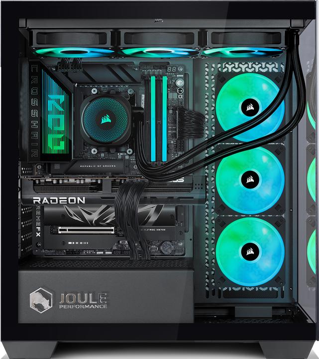 Actual product image Joule Performance Highend Gaming PC RTX5080 R7 64GB 2TB L1139506 (2000 GB, 64 GB, AMD Ryzen 7 9800X3D)