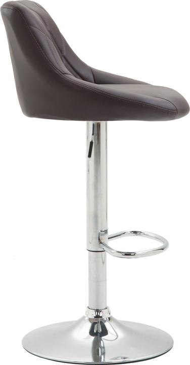 Actual product image CLP 2er Set Barhocker Lazio Kunstleder, braun