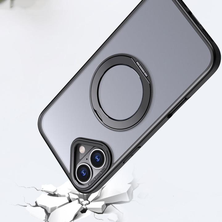 Produktbild Tech-Protect MagRing MagSafe Case with Stand for iPhone 15 - Black (Apple iPhone 15)