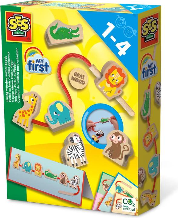 Image du produit Ses Mon premier enfilage de perles en bois