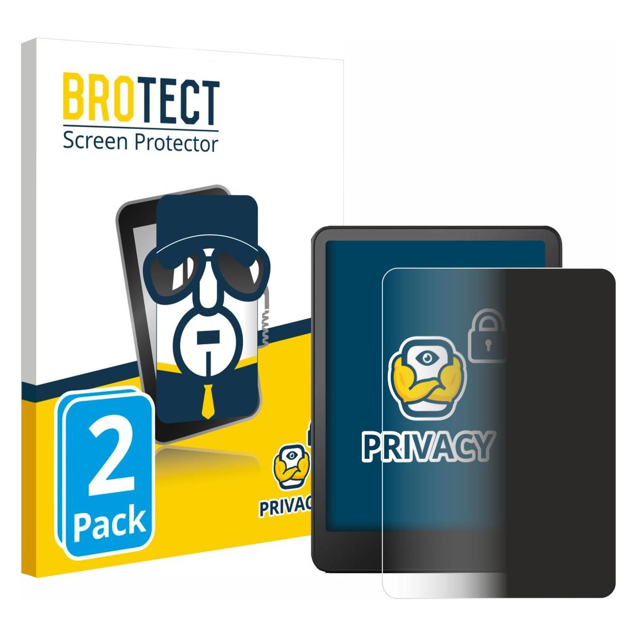 Brotect Sichtschutzfolie Anti-Spy Privacy Folie Blaulicht-Schutz, Schutzfolie
