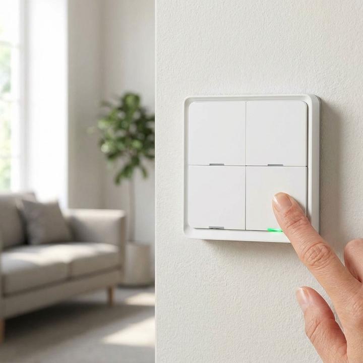 Immagine prodotto Nedis ZBWS40WT Interruttore a parete WiFi Smartlife, bianco