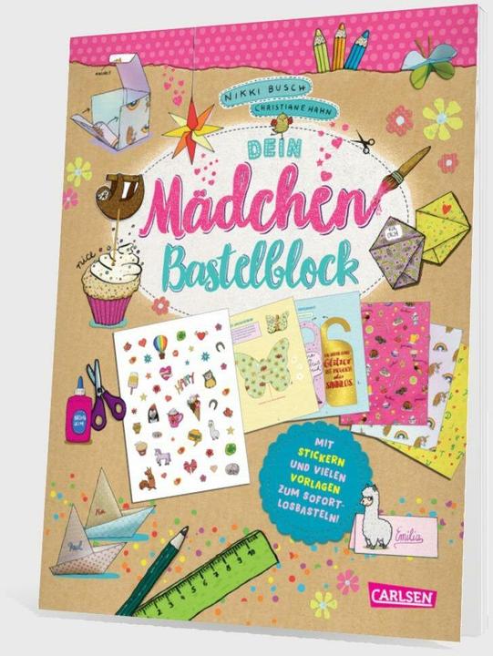 Immagine prodotto Dein Mädchen-Bastelblock (Tedesco, Christiane Hahn, Nikki Bush, 2024)