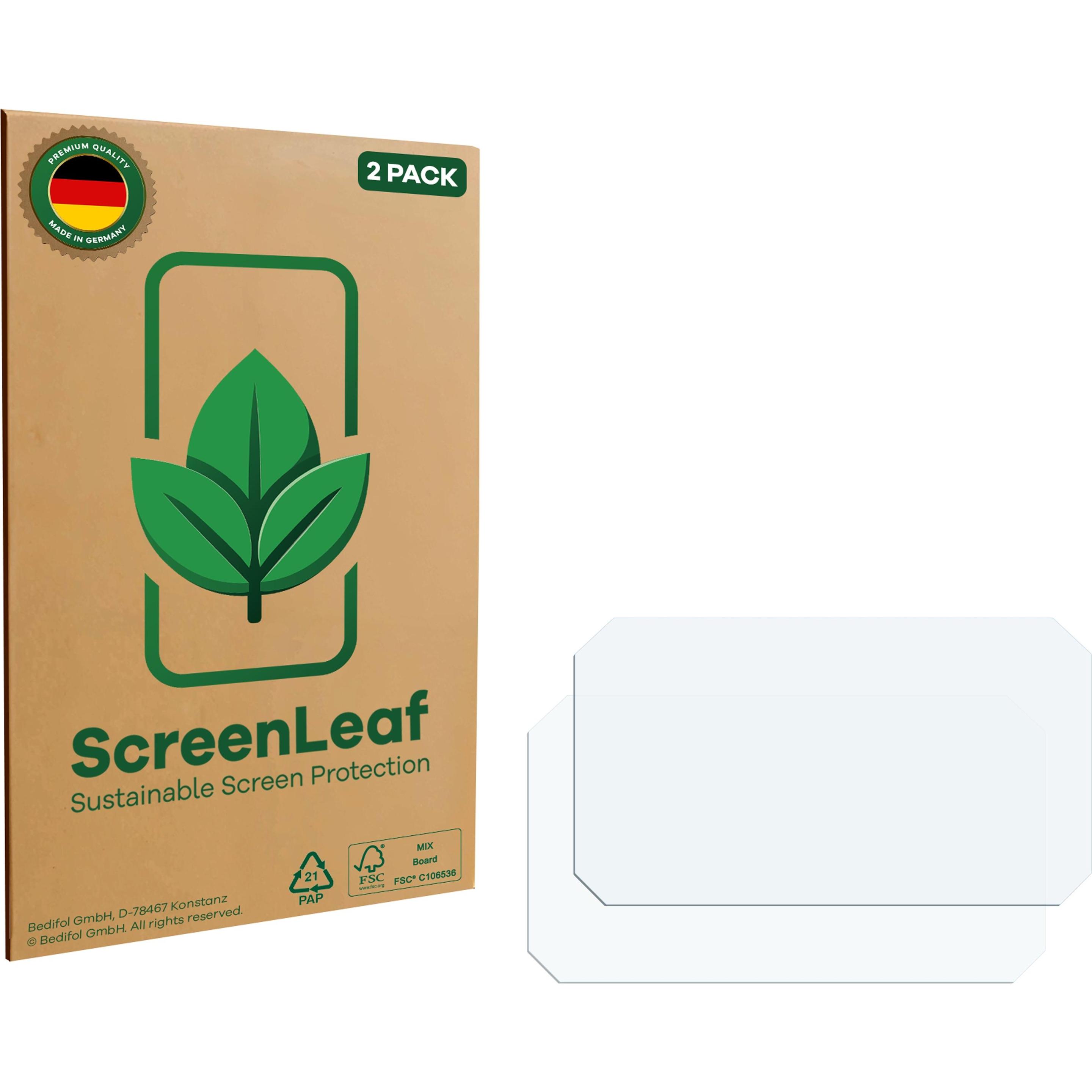 ScreenLeaf, Fahrzeug Navigation Zubehör, Schutzfolie nachhaltiger Displayschutz Display Schutz Folie Klar Transparent