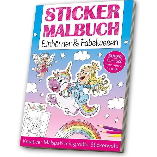 Media Sticker & Malbuch Prinzessinnen