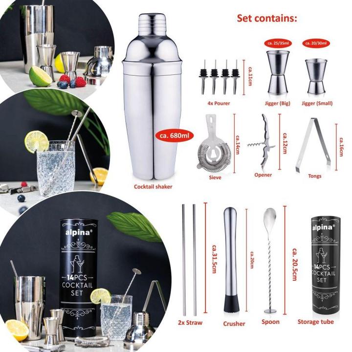 Produktbild alpina Cocktail Set 14pc (Cocktail Set)