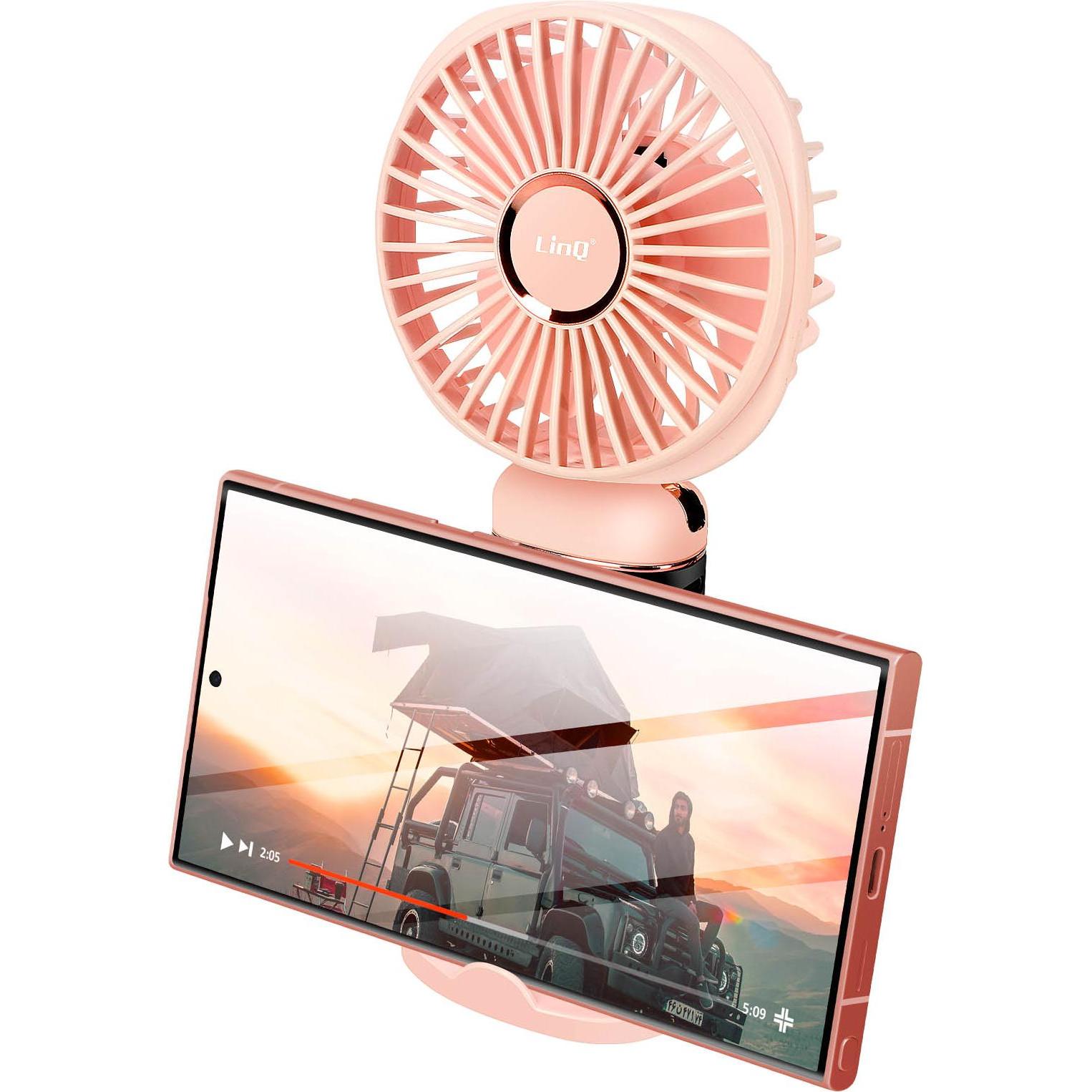 Thumbnail - LinQ BreezePal Handventilator, Ventilator, Rosa
