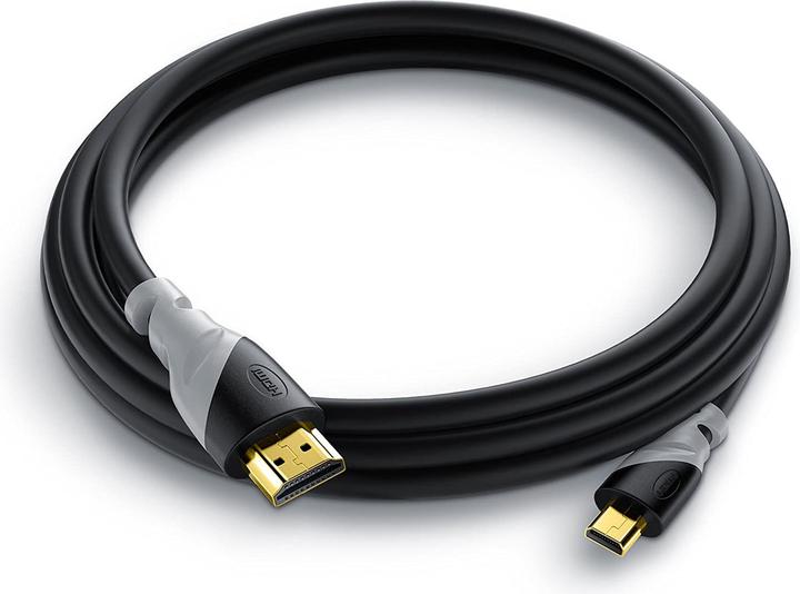 Image du produit CSL micro HDMI (Typ D) — HDMI (Typ A) (2 m, HDMI, 2.0)