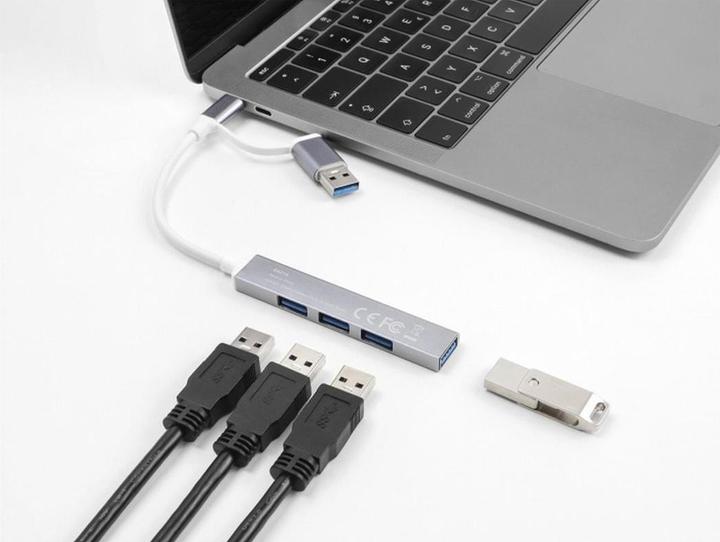 Produktbild Delock Slim (USB-C, USB-A, 4 Ports)