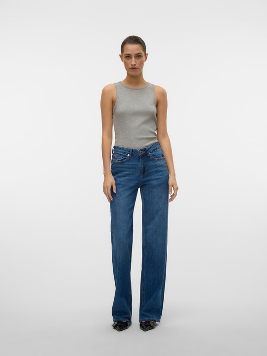 Actual product image Vero Moda VMMELISA Mid Rise Weiter Beinschnitt Jeans Weit geschnitten (W28/L30)