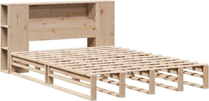Image du produit vidaXL Bett mit Regal (135 x 190 cm)