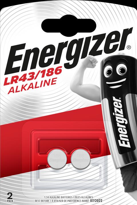 Energizer LR43/186 Spécialité (2 pcs, LR43, 123 mAh)