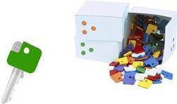 Immagine prodotto Wedo Tappi per chiavi quadrati, confezione da 100 pezzi in plastica flessibile, dimensioni del prodotto: