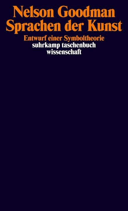 Produktbild Sprachen der Kunst (Deutsch, Nelson Goodman, 1997)