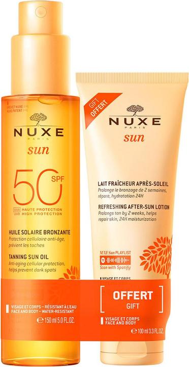 Produktbild Nuxe Sun Face and Body Tanning Oil (Sonnenöl, SPF 50, 570 ml, 289 g)