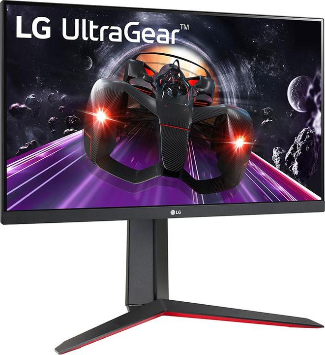 Actual product image LG UltraGear/24GN65R-B/23,8"/IPS/FHD/144Hz/1ms/Blck-Red/2R (1920 x 1080 pixels, 23.80")