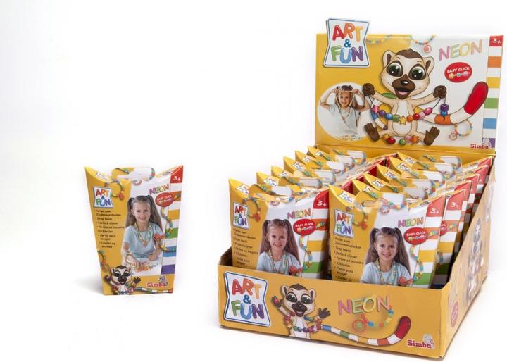 Actual product image Simba A&F Neon Snap Beads