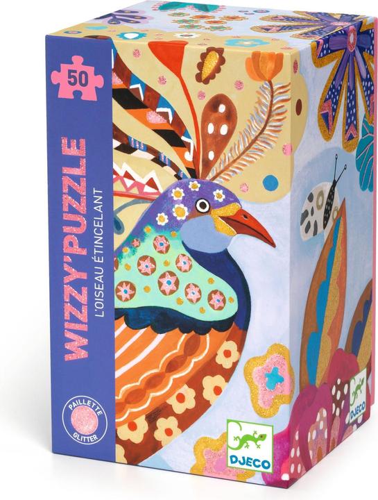 Immagine prodotto Djeco Puzzle Wizzy Bird 50 pezzi (50 pezzi)