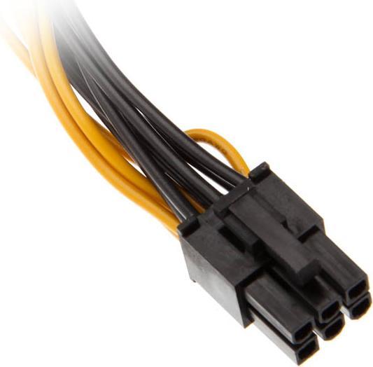 Produktbild Akasa 2x 15-Pin-SATA auf 1x 6-Pin-PCIe Adapter (15 cm, 6 pin PCI-Express, SATA)