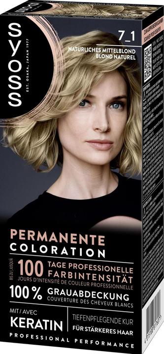 Produktbild Syoss Coloration 7 1 Natürliches Mittelblond (7_1 Natürliches Mittelblond)